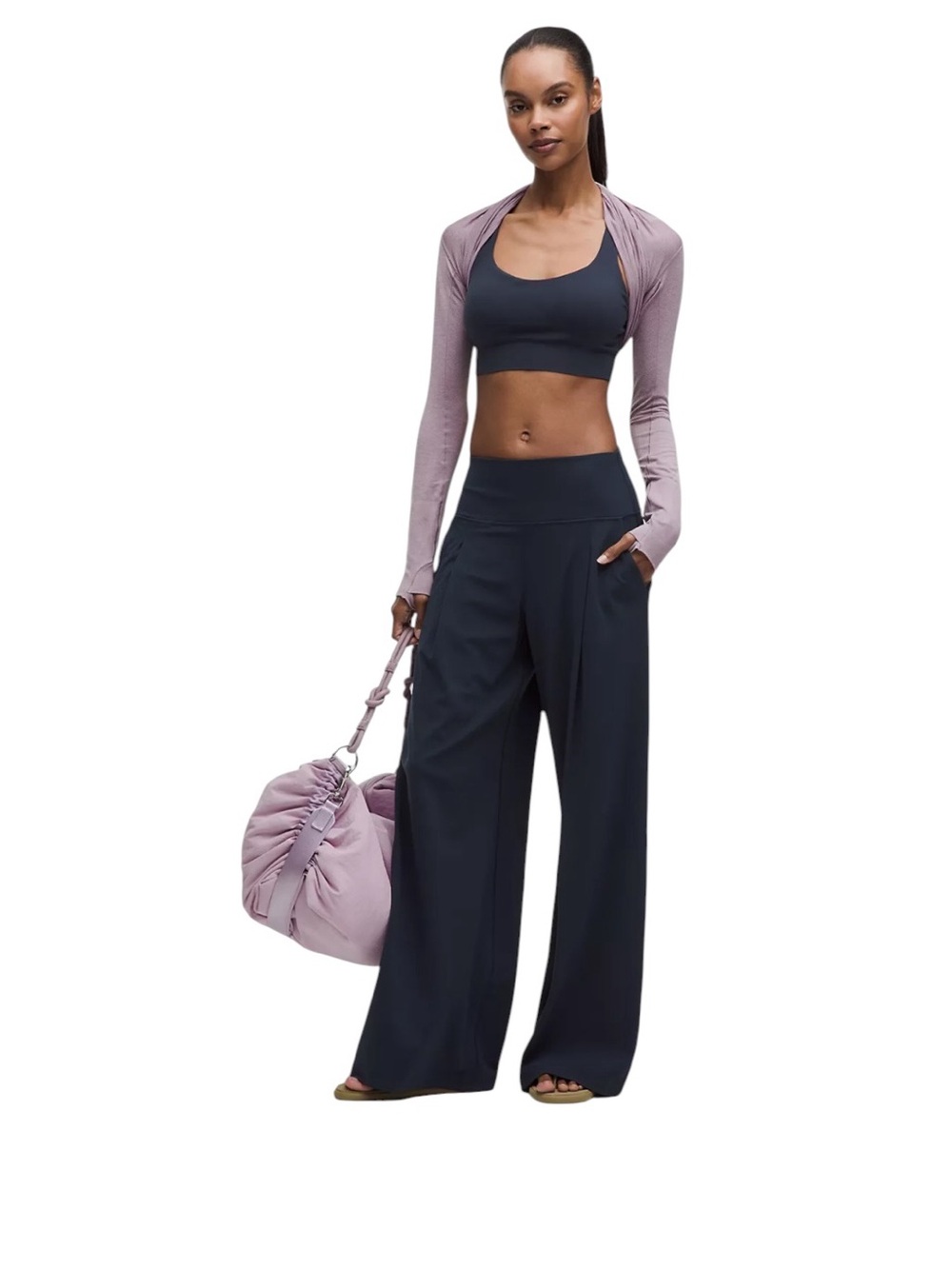 Lululemon Navy Wide Leg Palazzo